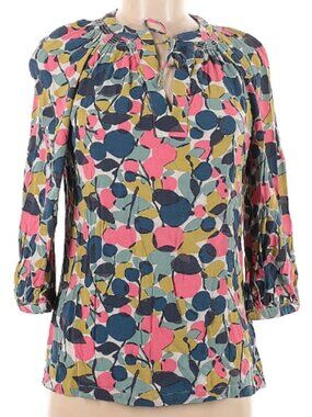 Boden, 3/4 Sleeve Colorful Blouse, Sz 6